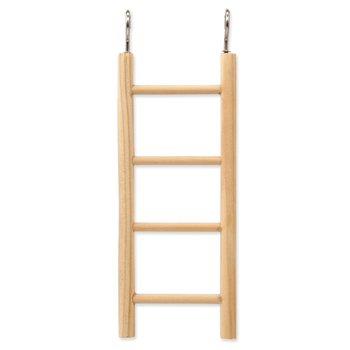 Hračka Bird Jewel žebřík dřevěný 4 příčky 19,5x7cm-KS