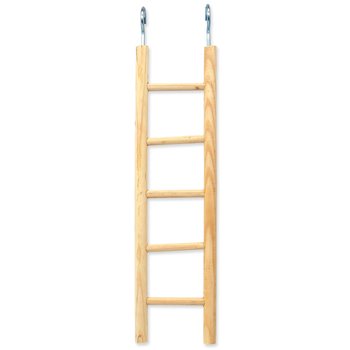 Hračka Bird Jewel žebřík dřevěný 5 příček 34x5cm-KS