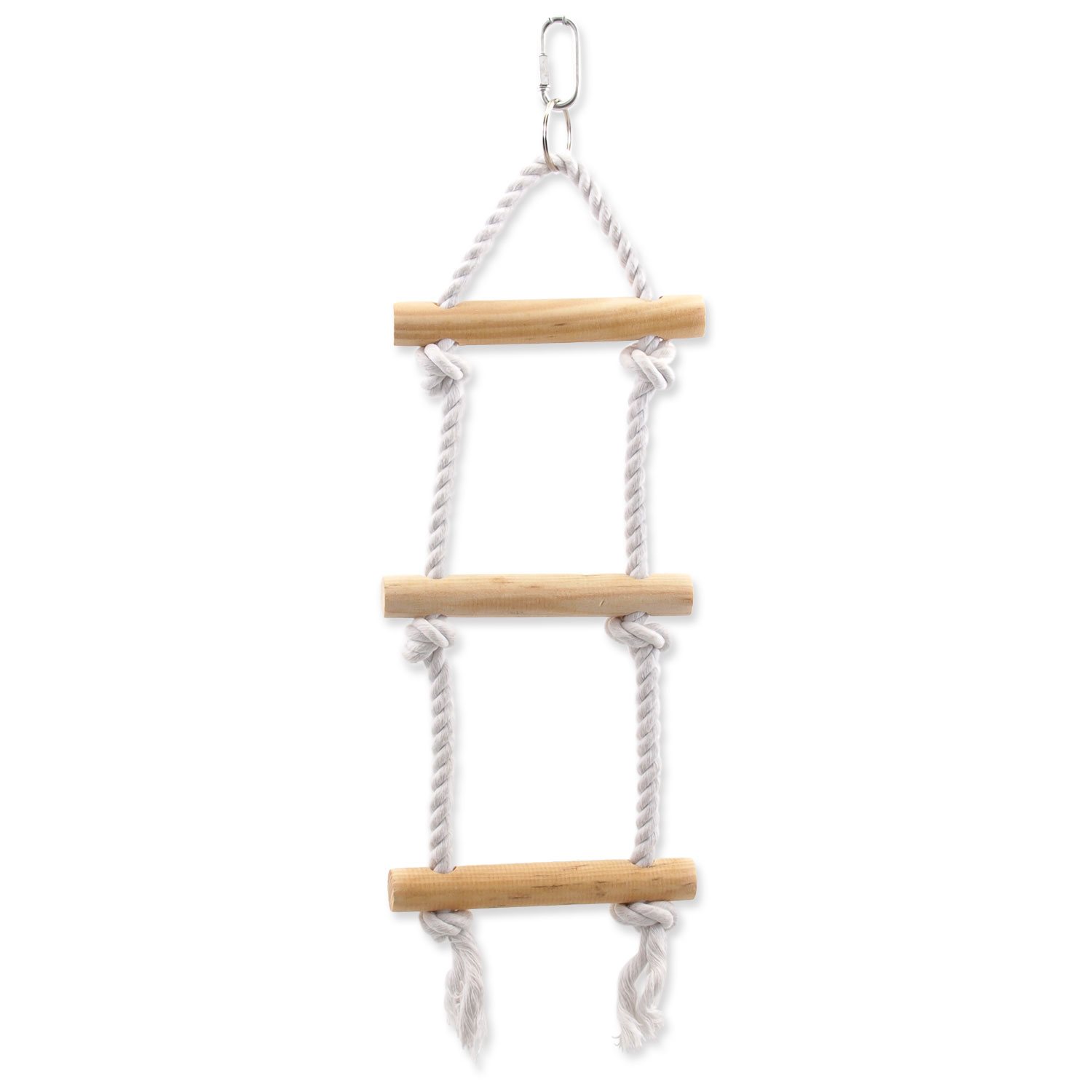 Hračka Bird Jewel závěsná dřevo a provaz 12x40cm-KS