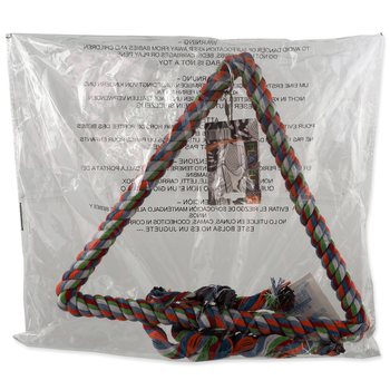 Hračka Bird Jewel houpačka s provazy barevná 40x32cm-KS