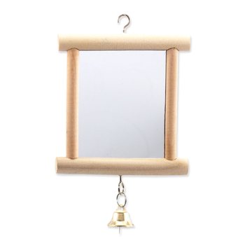 Hračka Bird Jewel zrcátko s rolničkou 13x10cm-KS