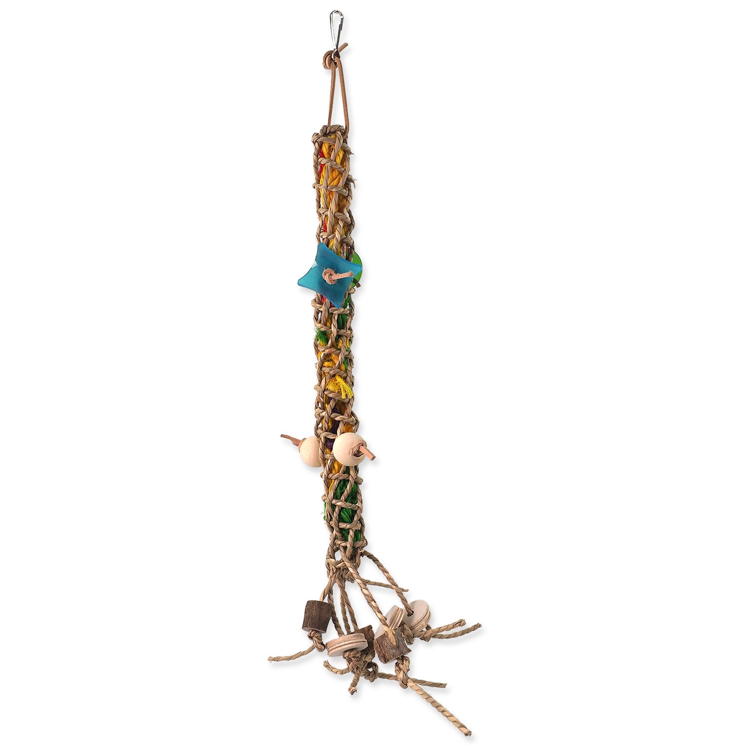 Hračka Bird Jewel z provazu šplhací závěsná 60x13cm-KS