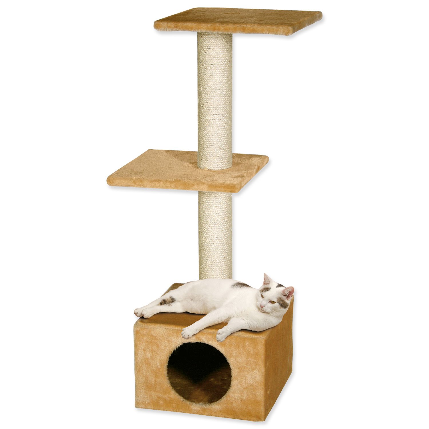 Odpočívadlo Magic Cat Alexia béžové 35x35x109cm-KS