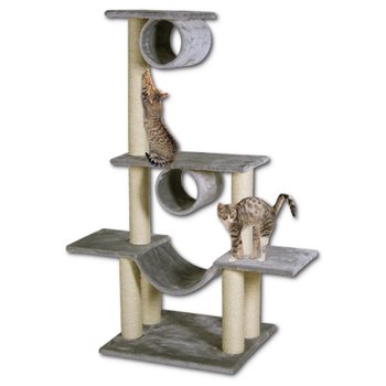 Odpočívadlo Magic Cat Iveta šedé 103x57x141cm-KS