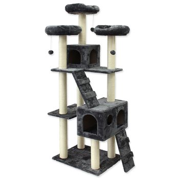 Odpočívadlo Magic Cat Sophia šedé 76x50x182cm-KS