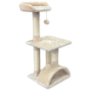 Odpočívadlo Magic Cat Luna světle béžové 35x35x86cm-KS