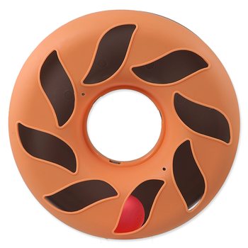Hračka Magic Cat koulodráha kruh oranžovo-šedá 25x25x6,5cm-KS