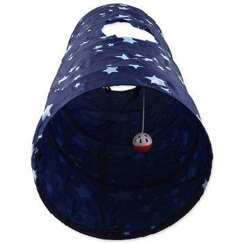 Tunel Magic Cat modrý s hvězdami 90x35cm-KS