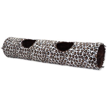 Tunel Magic Cat plyš, vzor leopard 120x24cm-KS