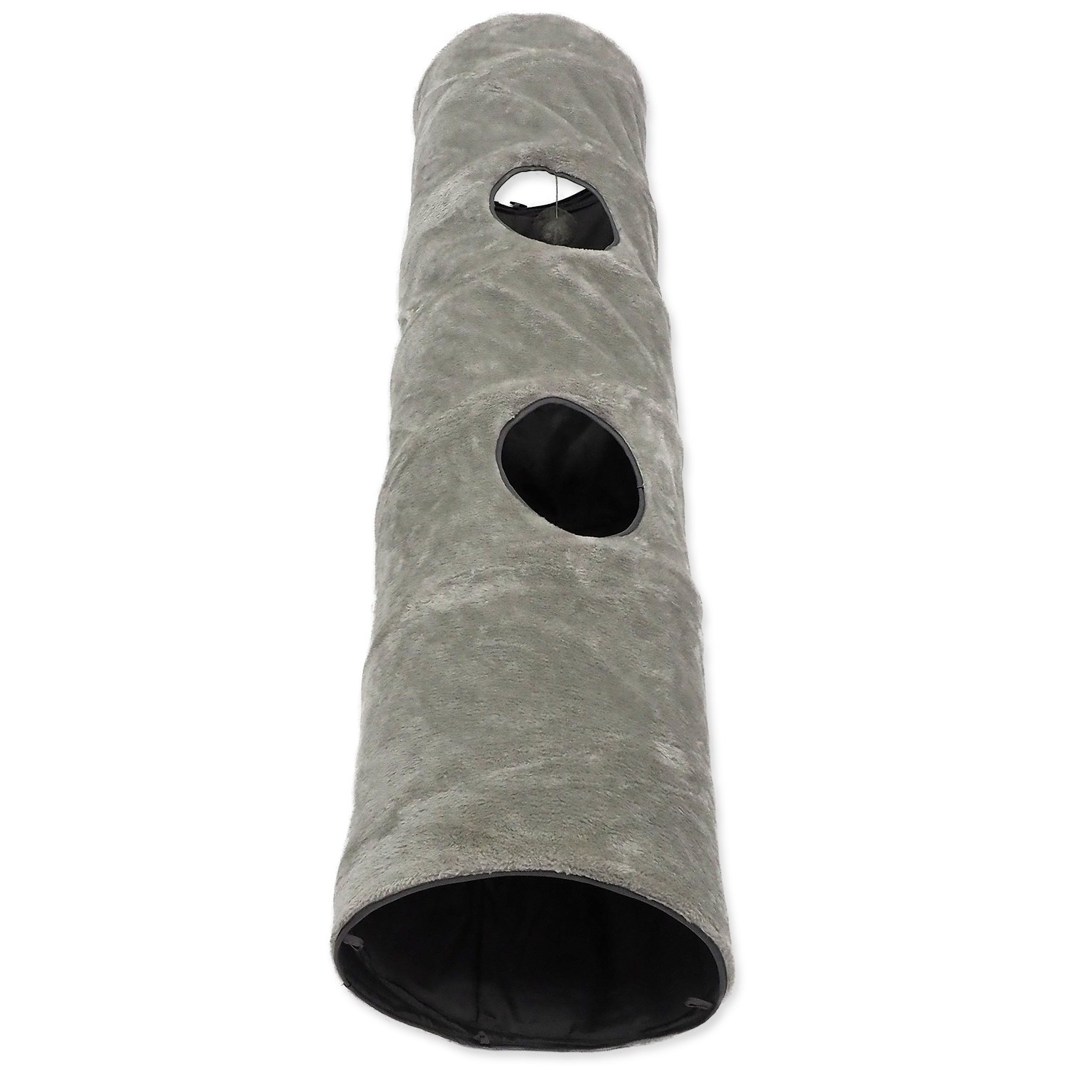 Tunel Magic Cat XL plyš šedý 150x35cm-KS