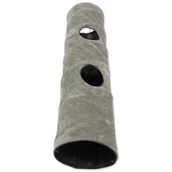 Tunel Magic Cat XL plyš šedý 150x35cm-KS