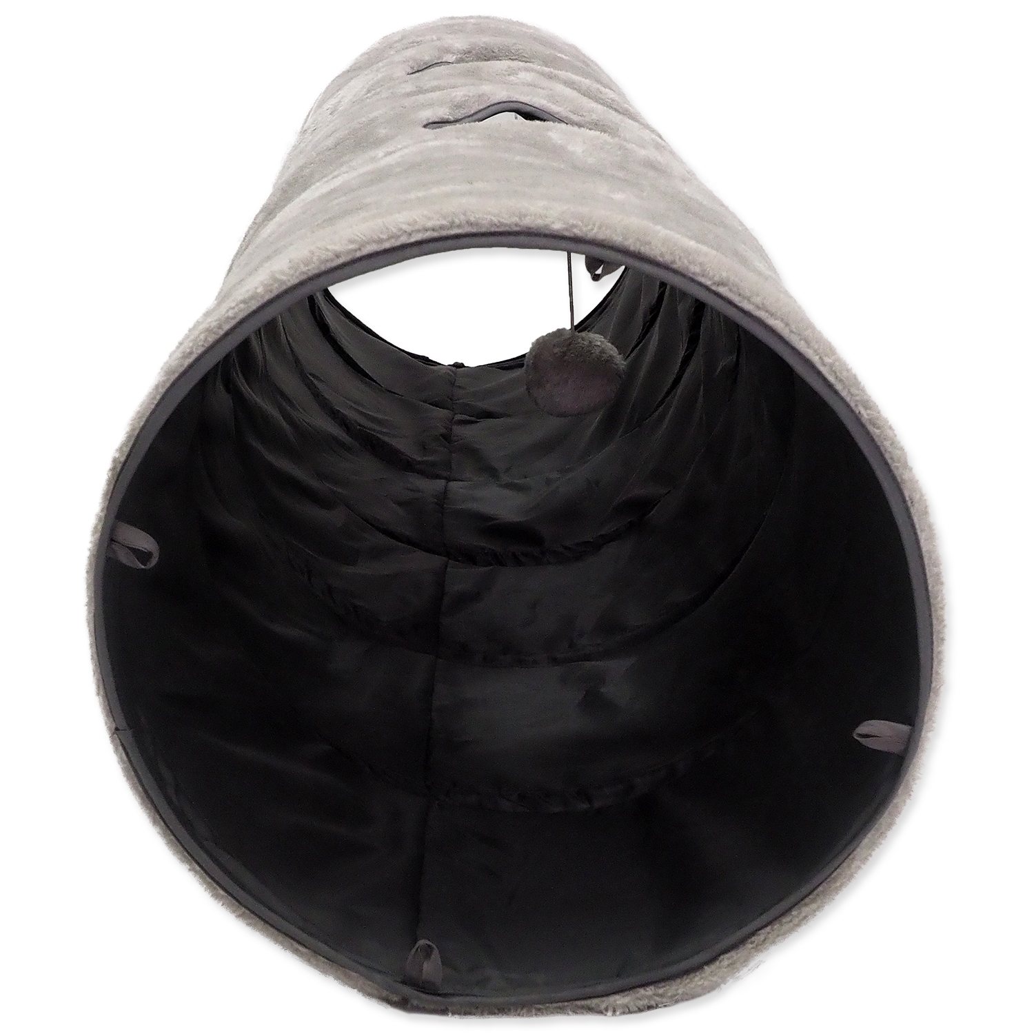 Tunel Magic Cat XL plyš šedý 150x35cm-KS