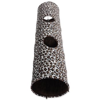 Tunel Magic Cat XL plyš leopard 150x35cm-KS