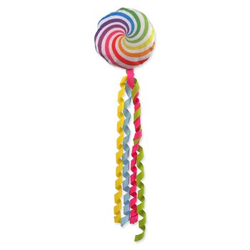 Hračka Magic Cat Rainbow Relax kolečko šustící s šantou kočičí duhové 7cm -KS