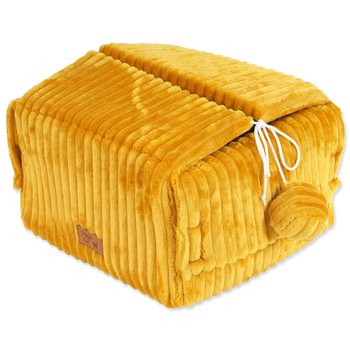 Kukaň Magic Cat Stripe hořčicová 40x36cm-KS