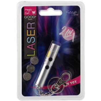 Hračka Magic Cat Laser ukazovátko a baterka 2v1 7cm-KS