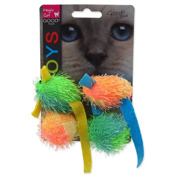 Hračka Magic Cat myš a koule s catnip 5cm 4ks-KS