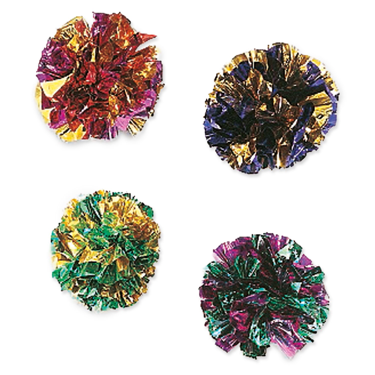 Hračka Magic Cat míček s třásněmi lesklý 3,75cm 4ks-KS