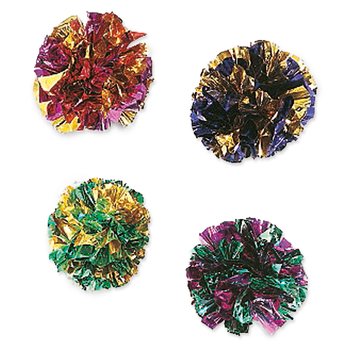 Hračka Magic Cat míček s třásněmi lesklý 3,75cm 4ks-KS