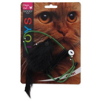 Hračka Magic Cat myška závěsná na dveře plyš mix-KS
