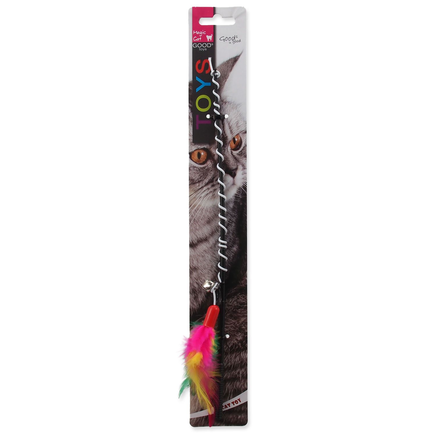 Hračka Magic Cat prut s myškou a ocáskem 30cm-KS
