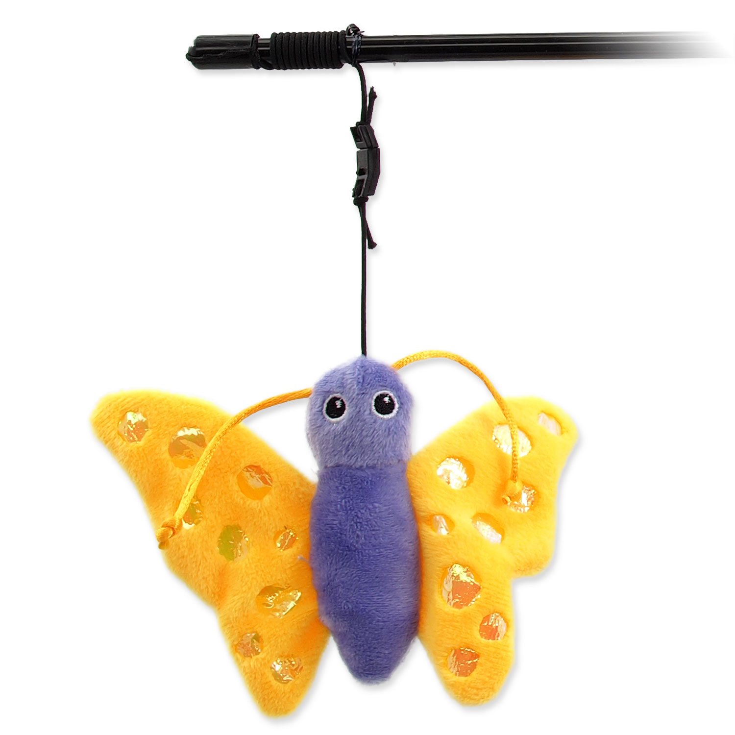 Hračka Magic Cat prut zvířátka s catnip mix 41cm-KS