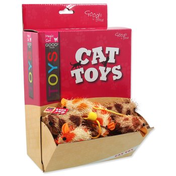 Hračka Magic Cat myška plyš, bavlna s catnip 6cm 60ks-KS