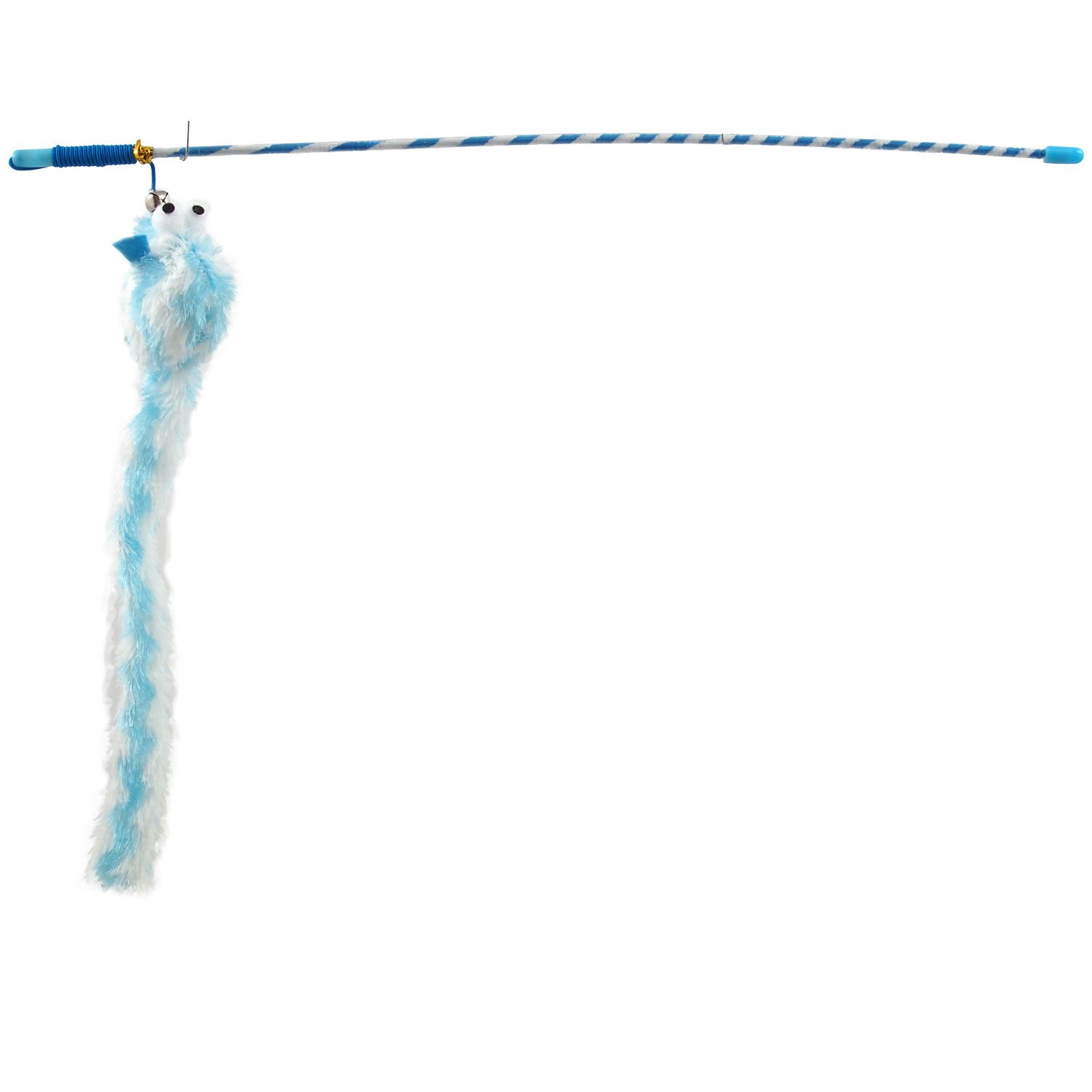 Hračka Magic Cat šidítko myška bavlna s catnip 23cm+45cm 24ks-KS