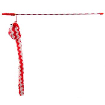 Hračka Magic Cat šidítko myška bavlna s catnip 23cm+45cm 24ks-KS