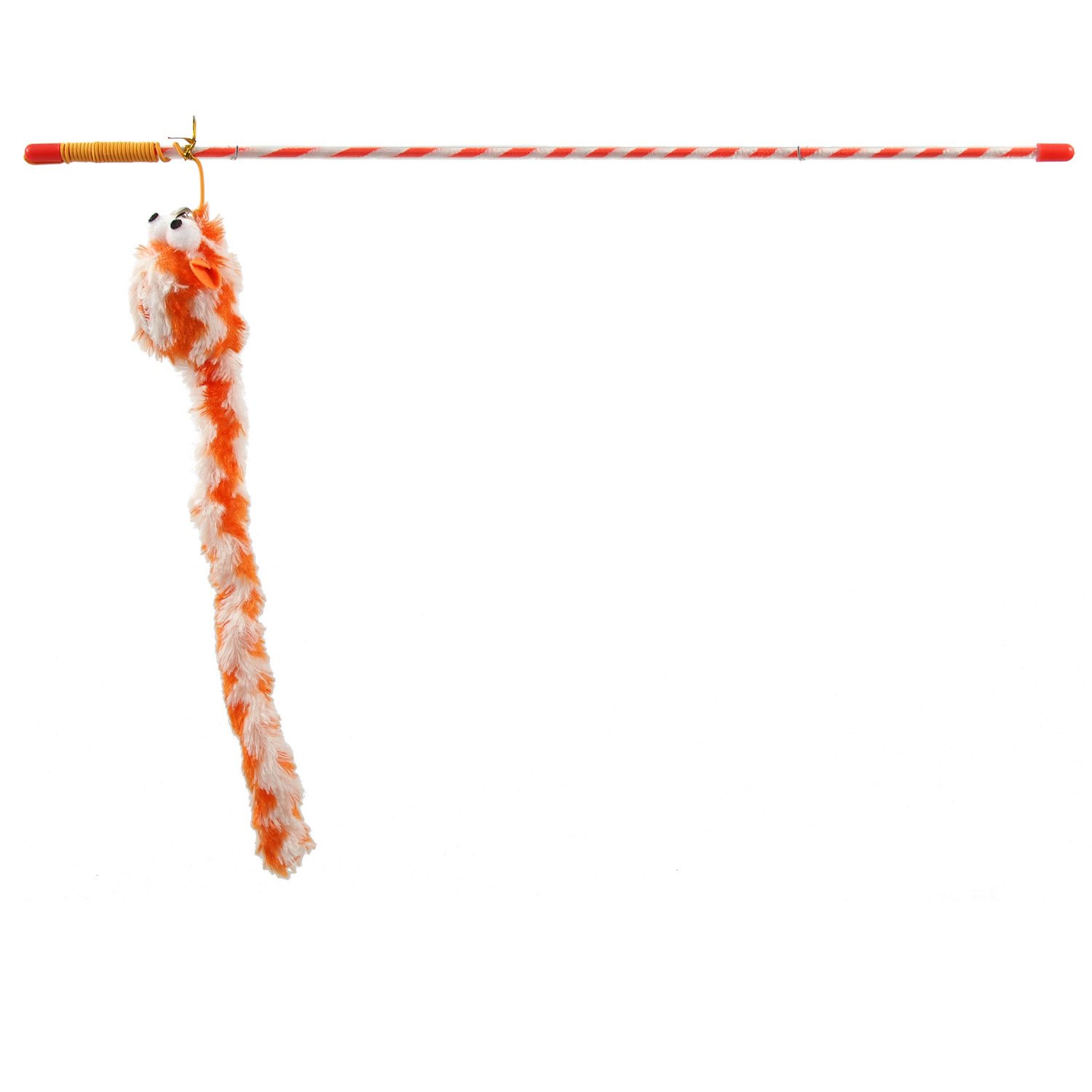 Hračka Magic Cat šidítko myška bavlna s catnip 23cm+45cm 24ks-KS