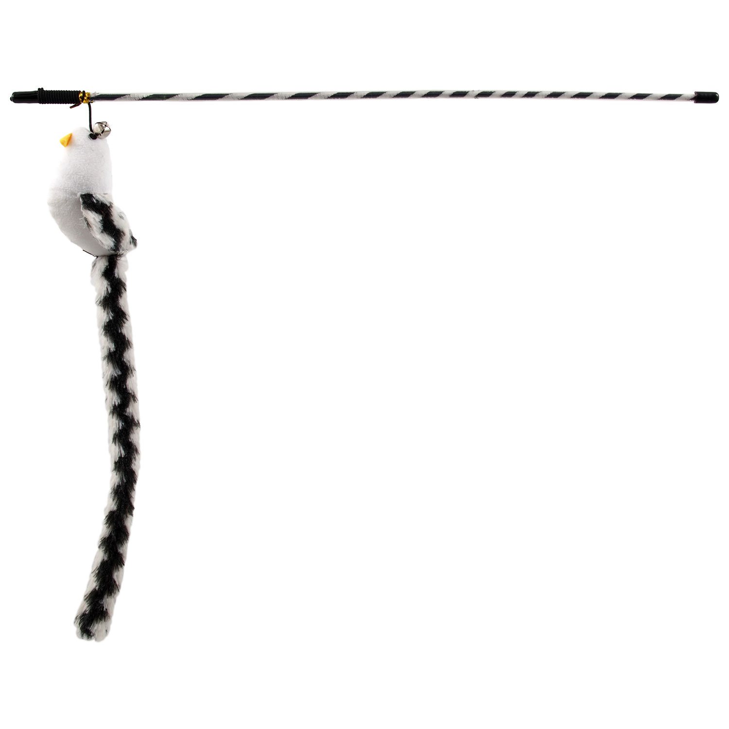 Hračka Magic Cat šidítko myška bavlna s catnip 22cm+45cm 24ks-KS