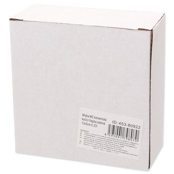 Miska Magic Cat keramická kočicí tlapka zelená 13x5cm 330ml-KS