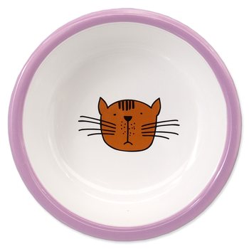 Miska Magic Cat keramická kočicí tlapka fialová 13x5cm 330ml-KS