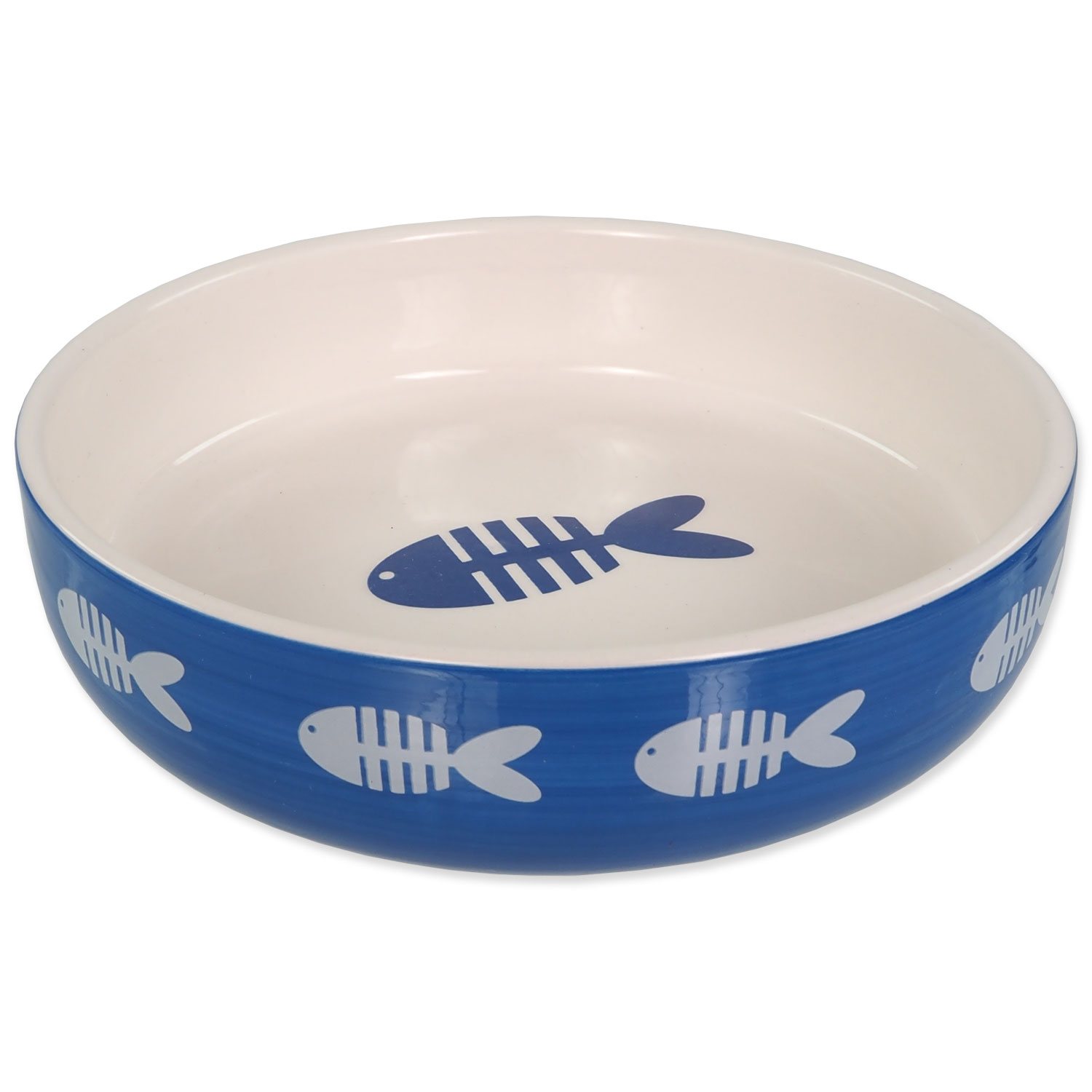 Miska Magic Cat keramická potisk ryba modrá 13x4cm 260ml-KS