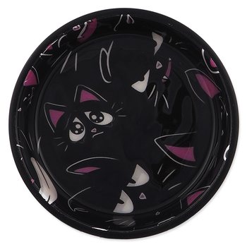 Miska Magic Cat s kočkami černá 13cm, 250ml-KS