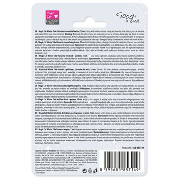 Hračka Magic Cat Winter Tale vánoční stromeček s pírkem 15cm-KS