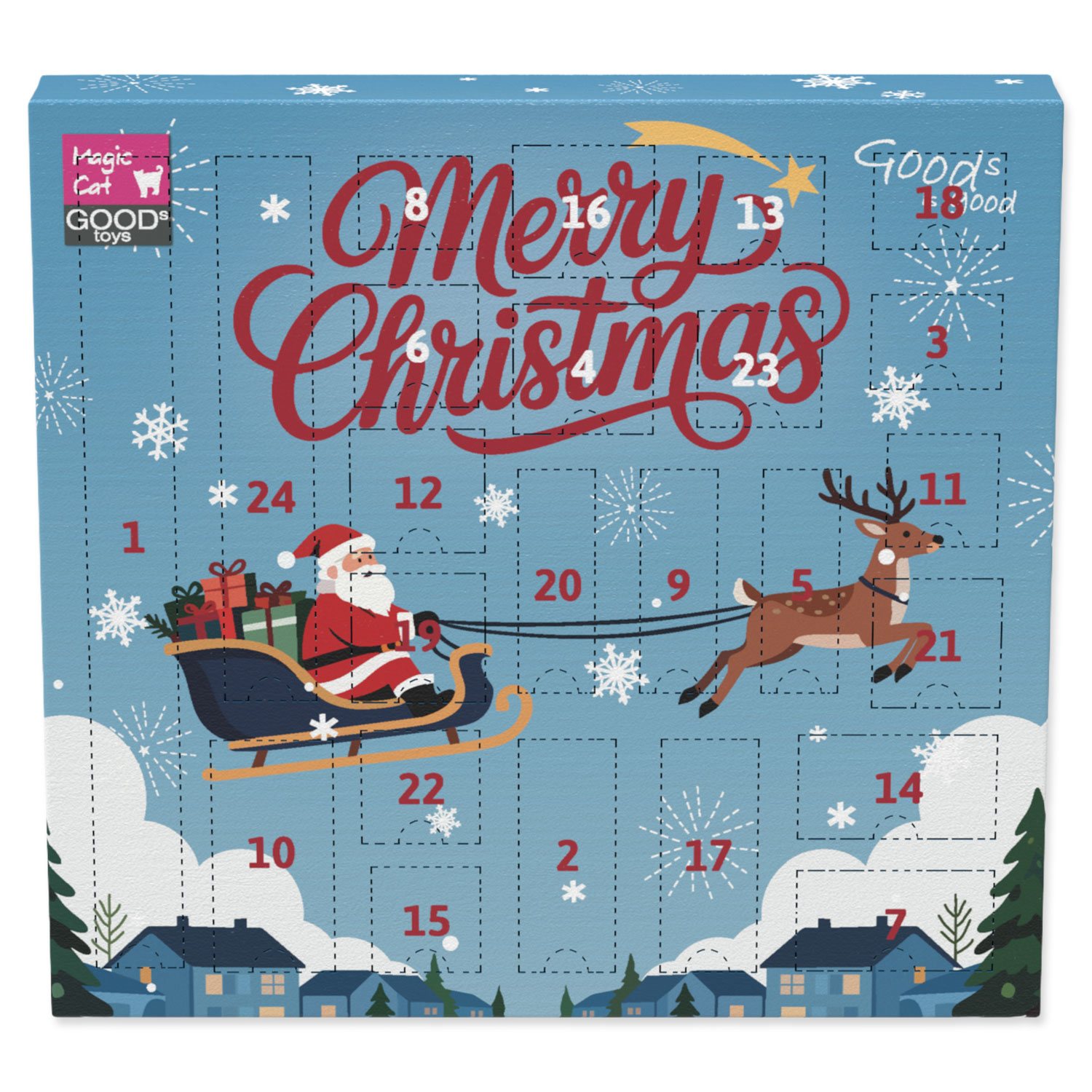 Kalendář Magic Cat Winter Tale adventní s hračkami-KS