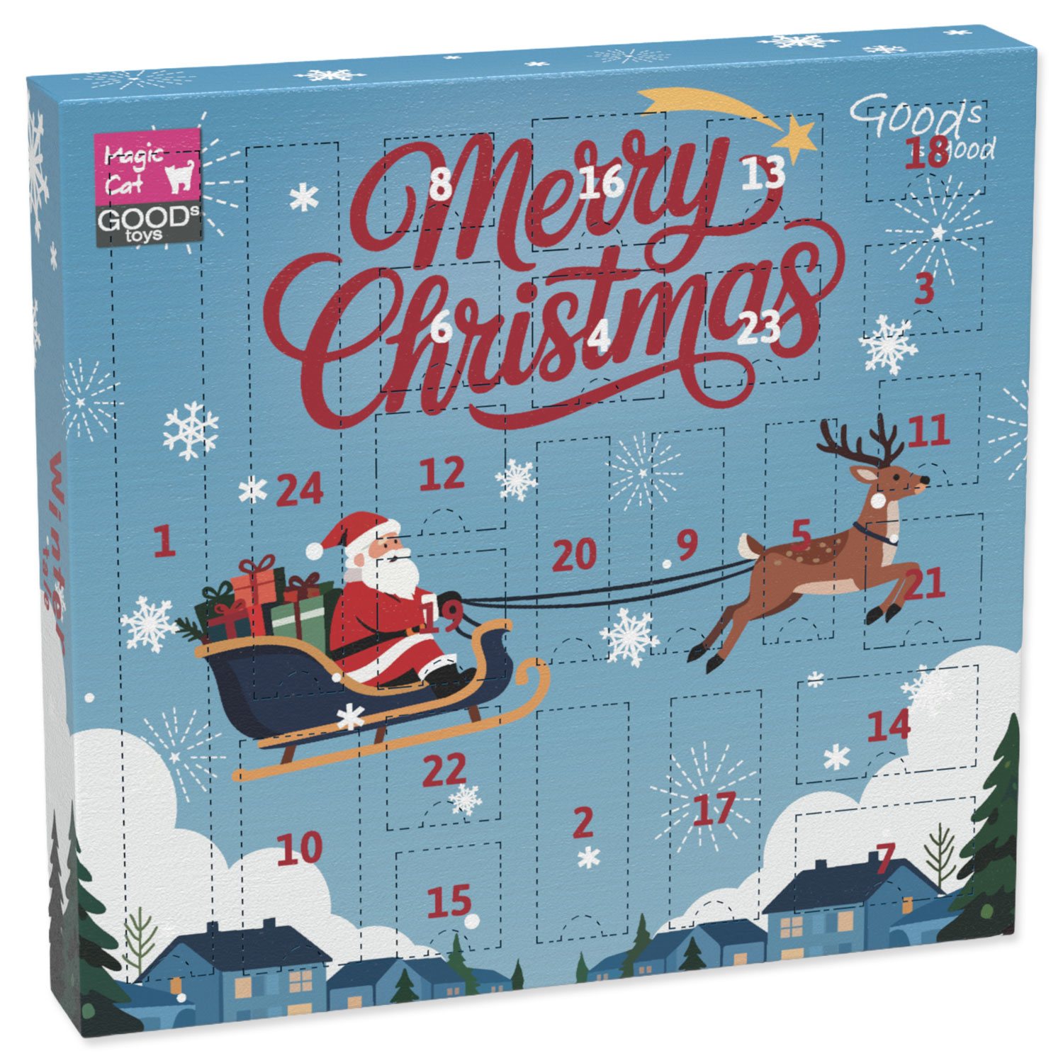 Kalendář Magic Cat Winter Tale adventní s hračkami-KS