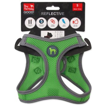 Postroj Dog Fantasy Puppy S limetka 36-41cm-KS