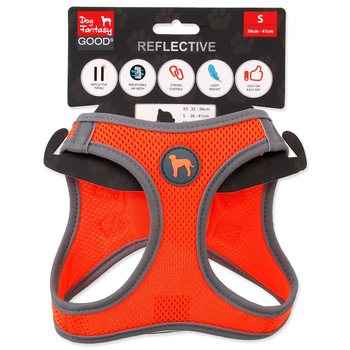 Postroj Dog Fantasy Puppy S oranžový 36-41cm-KS