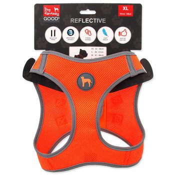 Postroj Dog Fantasy Puppy XL oranžový 53-58cm-KS