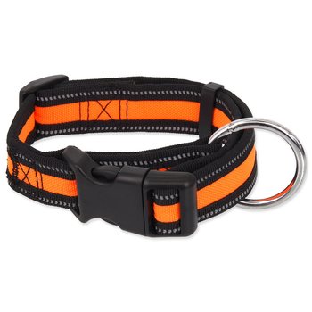 Obojek Dog Fantasy Neoprene S oranžový 2x27-37cm-KS