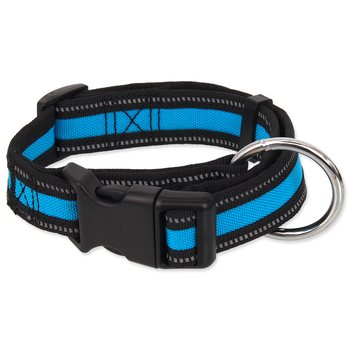 Obojek Dog Fantasy Neoprene L modrý 3,2x39-60cm-KS
