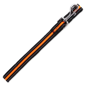 Vodítko Dog Fantasy Neoprene S oranžové 2x120cm-KS