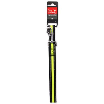 Vodítko Dog Fantasy Neoprene M/L limetka 2,5x120cm-KS