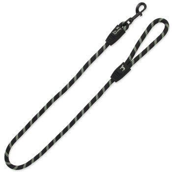 Vodítko Dog Fantasy provaz L černé 1,3x120cm-KS