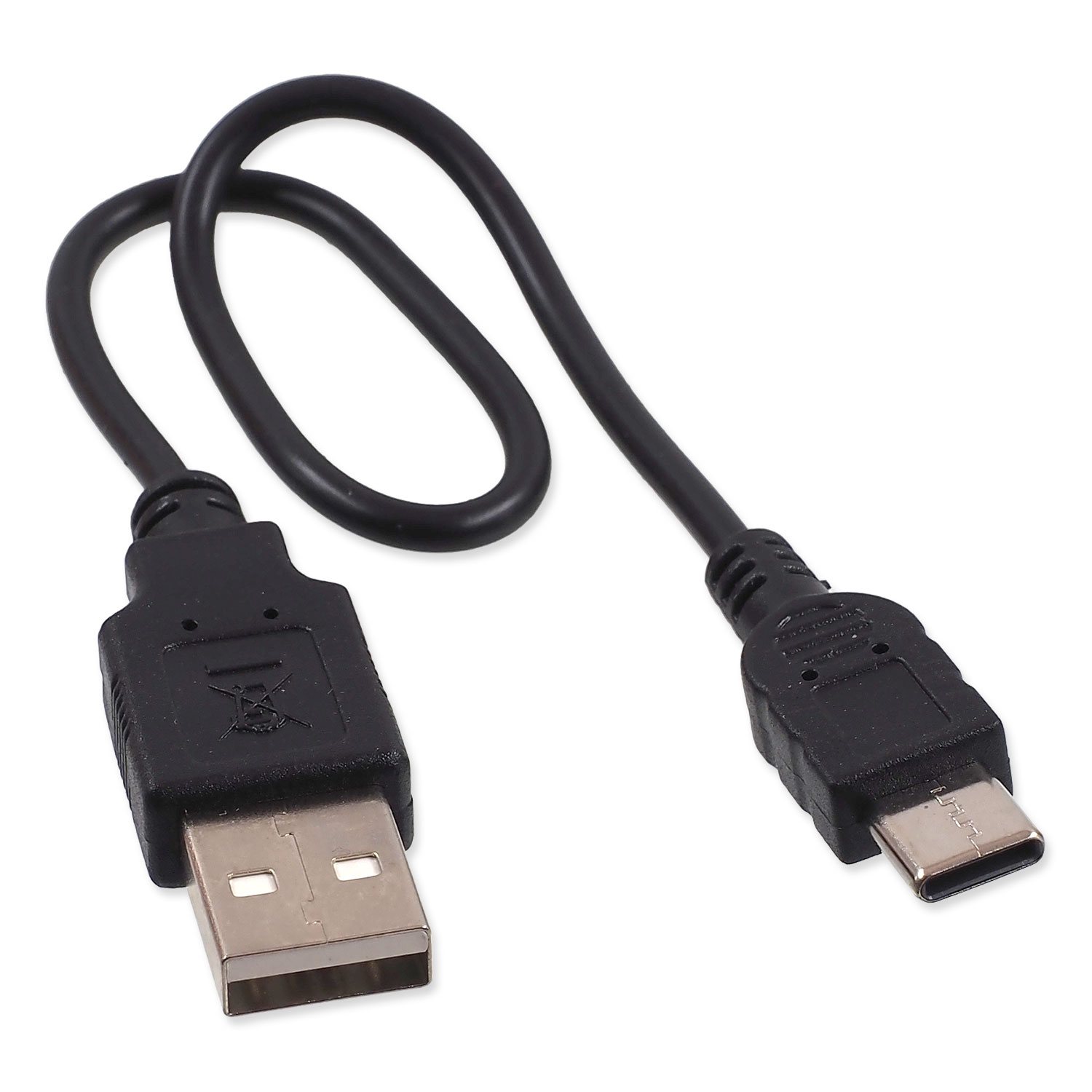 Obojek Dog Fantasy USB LED nylonový svítící S-M zelený 1,9x35-50cm-KS