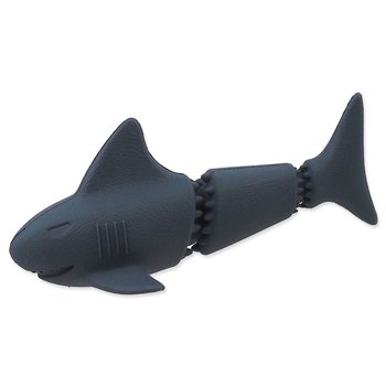 Hračka Dog Fantasy Sea Natural Toy žralok guma modrá 18,5cm-KS