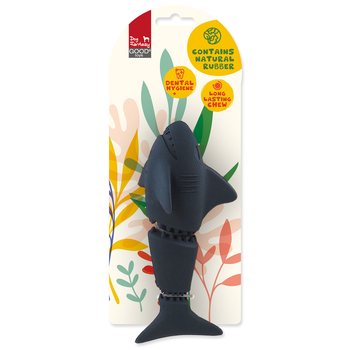 Hračka Dog Fantasy Sea Natural Toy žralok guma modrá 18,5cm-KS
