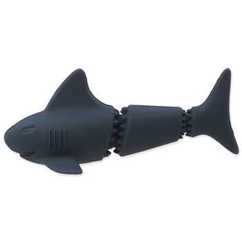 Hračka Dog Fantasy Sea Natural Toy žralok guma modrá 18,5cm-KS